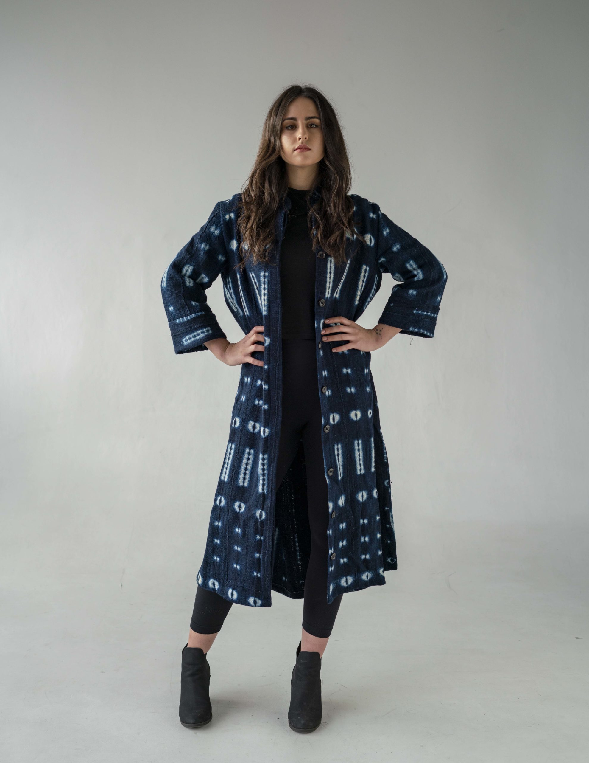 Ethical fashion coat Utamu