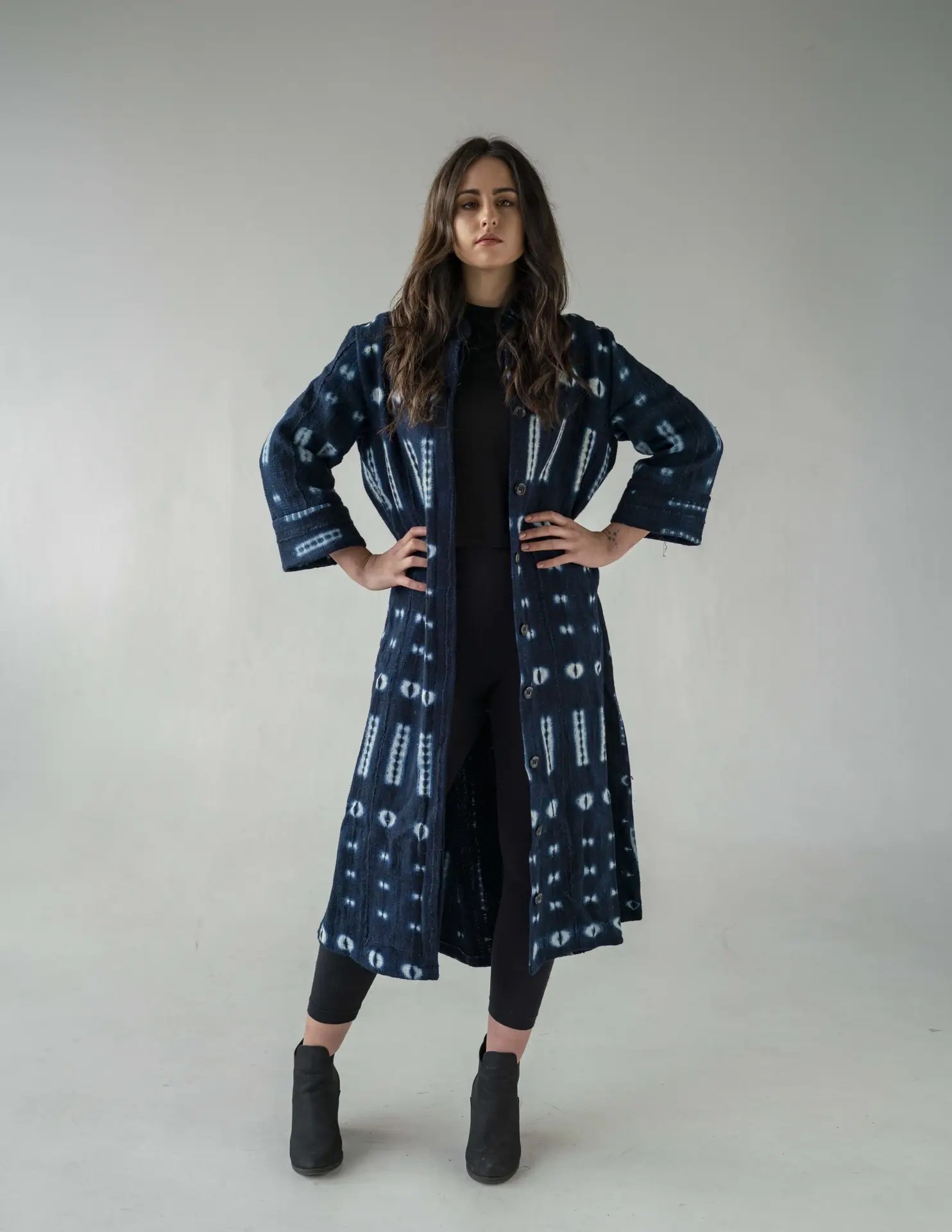 Ethical fashion coat Utamu