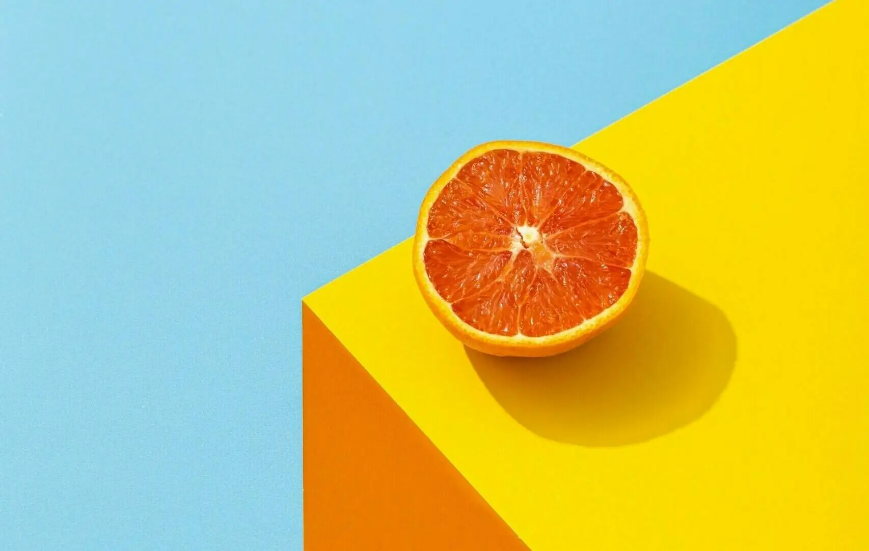 Brand Identity - Photo example with the orange