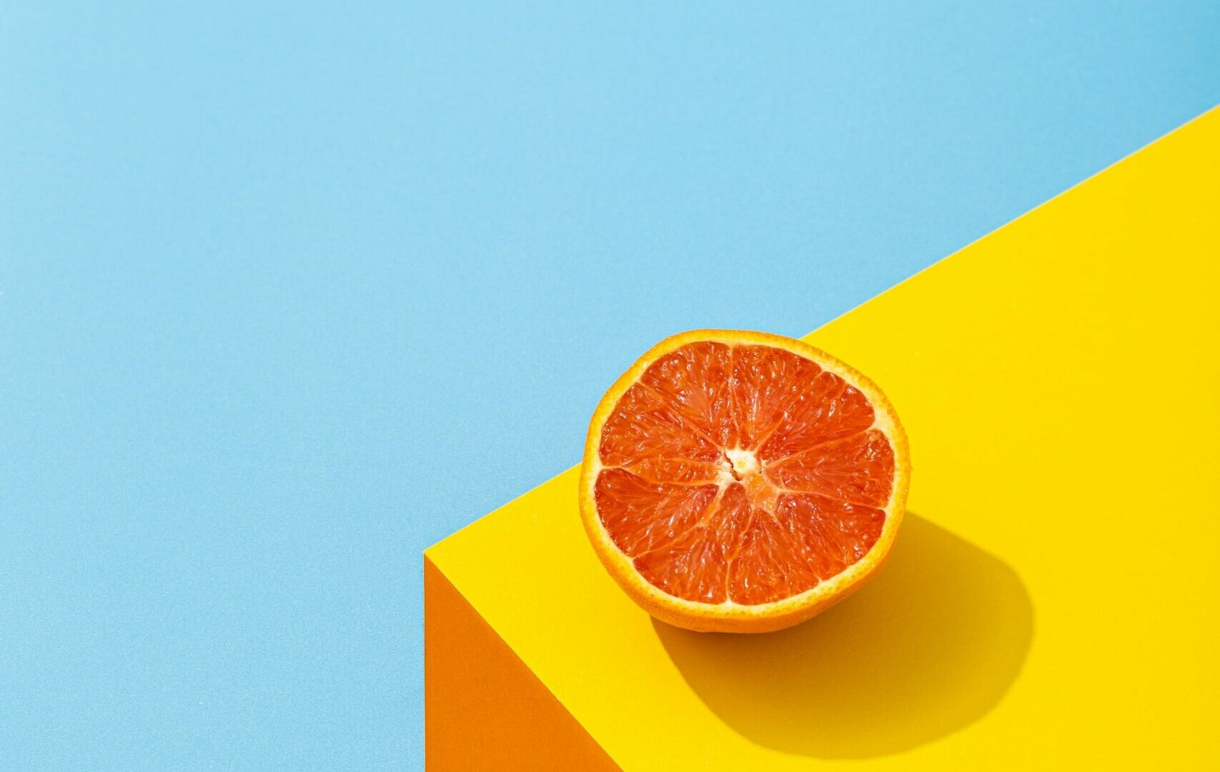 Brand Identity - Photo example with the orange